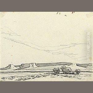 Cottonwood And Mesas by Maynard Dixon