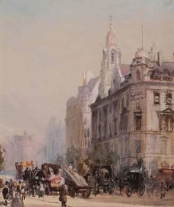 Southampton Row, London by Francis H. Dodd