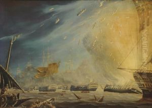 The Battle Of The Nile by Robert Dodd