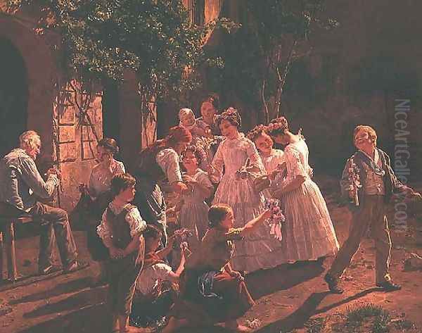 Peasant Wedding in Lower Austria - view 1
