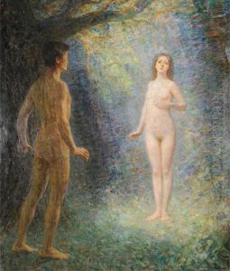 Adamo Ed Eva by Heinrich Dohm