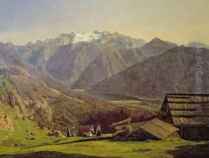 Hallstatter-See by Ferdinand Georg Waldmuller