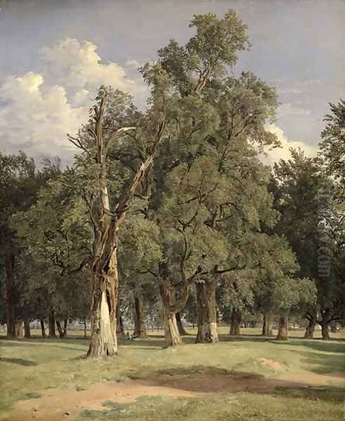 Elm trees in Prater, 1831 - view 1