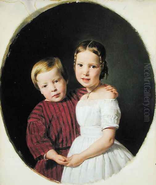 Portrait of Two Children, 1844 - view 1