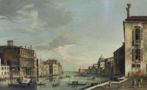 The Grand Canal, Venice by Apollonio Domenichini