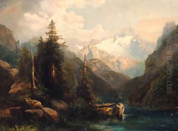 An Alpine Landscape in the Dachstein region - view 1