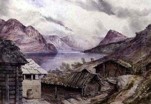 Romsdal Fjord, 1850 by William West