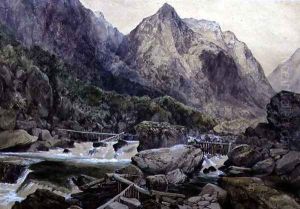 Rapids, Romsdal, Norway, 1847