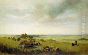 A Corn Field by Peter de Wint