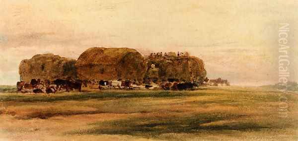 A Lincolnshire Stackyard - view 1