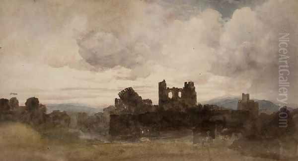 Caerphilly Castle - view 1