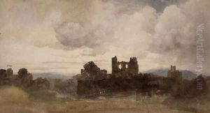 Caerphilly Castle by Peter de Wint