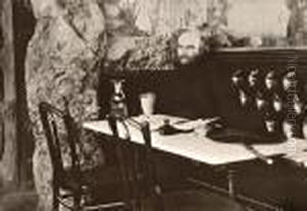 Paul Verlaine Au Cafe Francois 1er A Paris - view 1