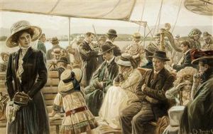 At Lake Geneva by Frantisek Bohumil Doubek