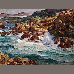 Point Lobos (california Highway) by Paul Dougherty