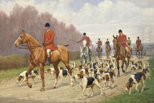 The Hunt Moving Off - view 1