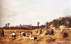 Cornfield, Windsor by Peter de Wint