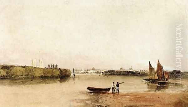 A View of Westminster from Battersea - view 1