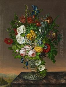 Blomsterstilleben I Landskap