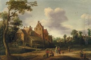 Landschaft Mit Gehoft