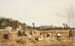 Cornfield, Windsor, 1841 by Peter de Wint