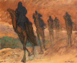"le Rezzou Touareg Du Hoggar" by Paul Elie Dubois