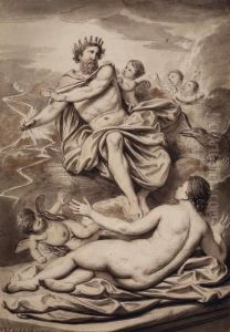 Jupiter Und Semele by Louis Fabricius Dubourg