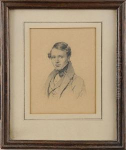 Portrait De Jeune Homme by Edouard Louis Dubufe