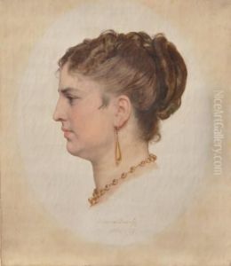 Profil De Femme by Edouard Louis Dubufe