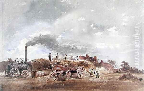 Threshing Corn - view 1
