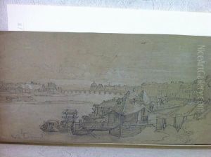Lyon Vue Du Pont Morand by Jean-Antoine Duclaux