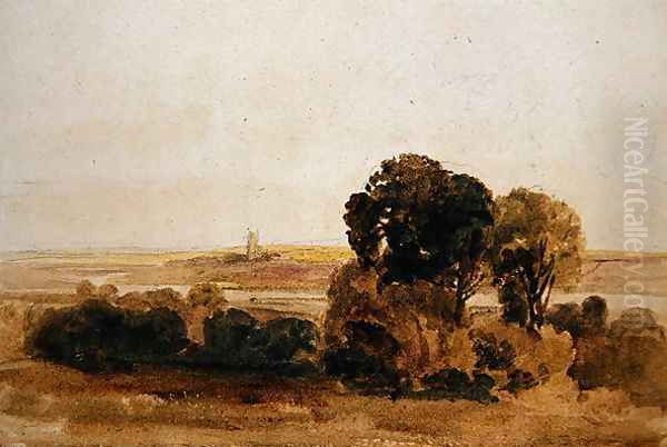 On the River Trent by Peter de Wint