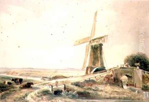 Landscape with Figures, on a Bridge over a Stream
