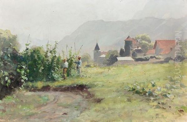 Bauern In Den Weinbergen. - view 1