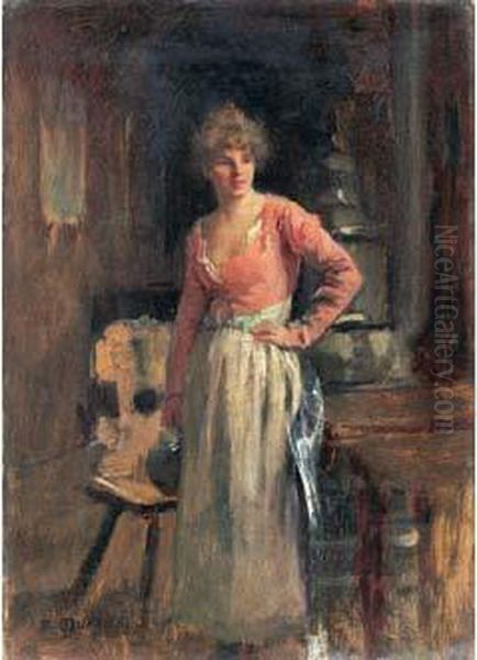 Jeune Femme Dans Un Interieur - view 1