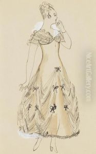 Modele De Robe Pour Paul Poiret by Raoul Dufy