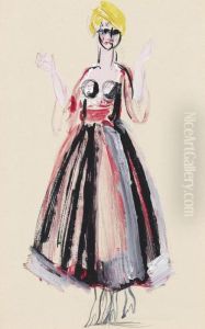 Modele De Robe Pour Paul Poiret by Raoul Dufy
