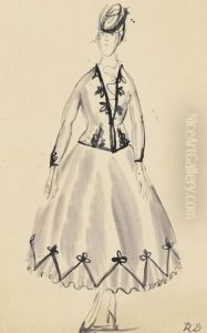 Dufy Modele De Robe Pour Paul Poiret by Raoul Dufy