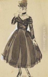 Modele De Robe Pour Paul Poiret by Raoul Dufy