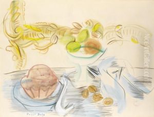 Nature Morte A La Brioche Et Aux Noix by Raoul Dufy