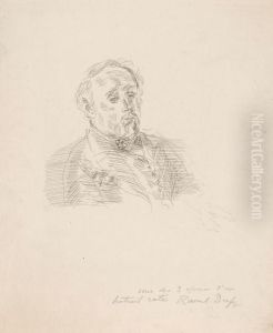 Portrait De Fernand Fleuret by Raoul Dufy