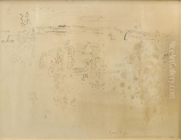 Voiliers Et Remorqueurs Sur Le Fleuve - view 1
