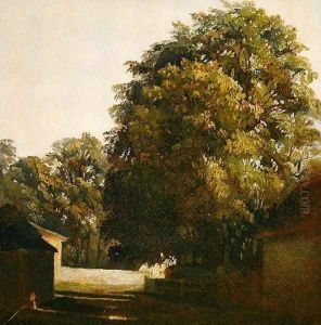 Landscape with Chestnut Tree by Peter de Wint