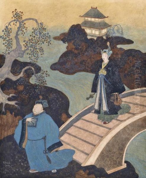 Camaralzaman As An Astrologer From 'princess Badoura: A Tale From The Arabian Nights' by Edmund Dulac
