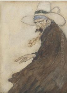 The Brigand by Edmund Dulac