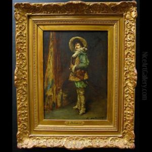 Cavalier With Pipe by Hippolyte F. Leon Duluard