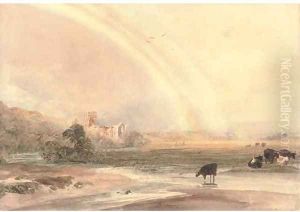 Fountains Abbey, Yorkshire by Peter de Wint