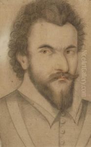 Portrait Of Charles De Gontault, Duke De Biron , Bust-length by Daniel Dumonstier