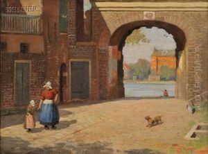 Dutch Town View by Harold C. Dunbar