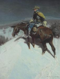 The Vidette--custer Trooper by W. Herbert Dunton
